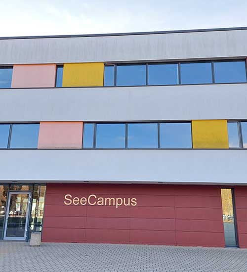 Fassadenbekleidung SeeCampus in Schwarzheide